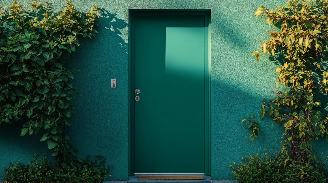 Acheter une porte d&rsquo;entrée verte sur mesure : comment choisir le modèle parfait